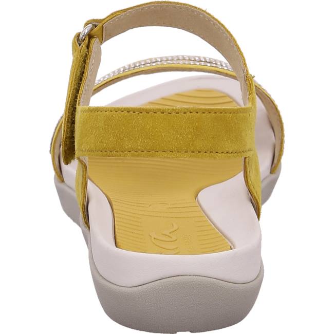 Sandale Ara Nepal Sole Jaune Femme | IGD-1292185