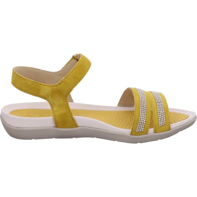 Sandale Ara Nepal Sole Jaune Femme | IGD-1292185