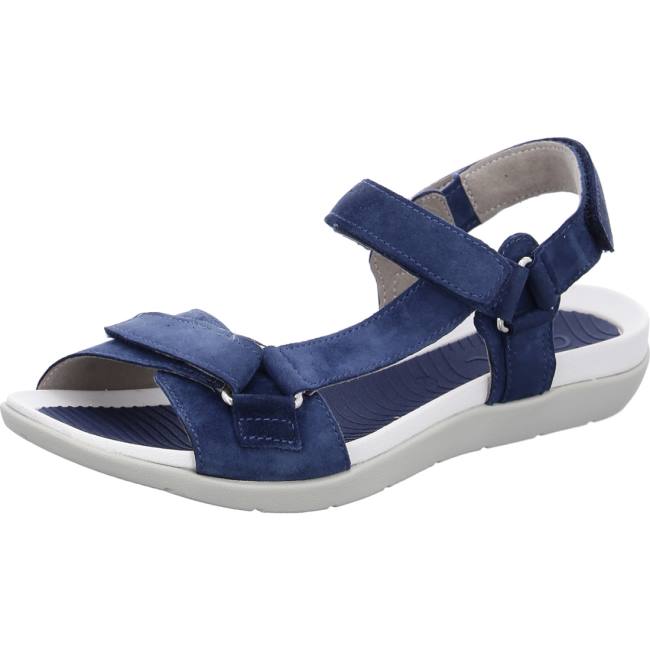 Sandale Ara Nepal Bleu Femme | XUT-8914042