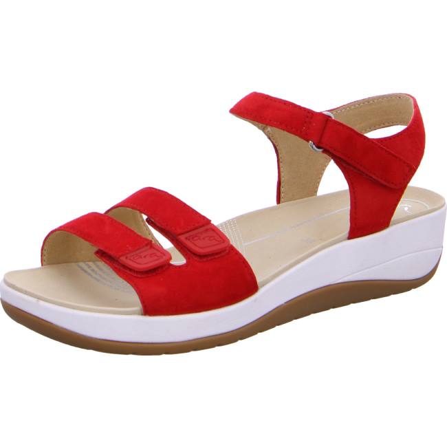 Sandale Ara Napoli Rouge Femme | YEJ-4924924