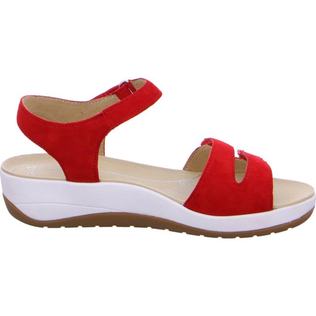 Sandale Ara Napoli Rouge Femme | YEJ-4924924