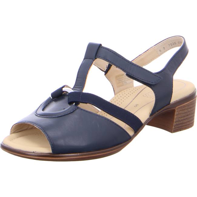 Sandale Ara Lugano Bleu Femme | FVZ-5893881