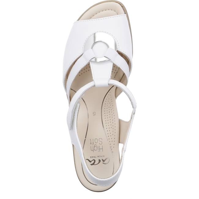 Sandale Ara Lugano Blanche Femme | ZDN-5375609