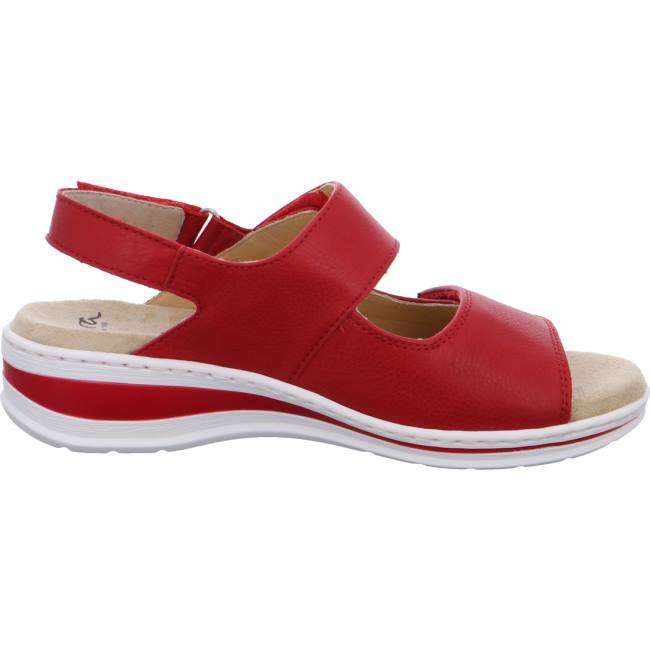 Sandale Ara Korfu Rouge Femme | XGA-7360579