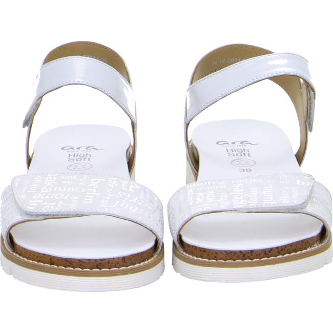 Sandale Ara Kent-sport Nebbia Blanche Femme | VNI-2013956