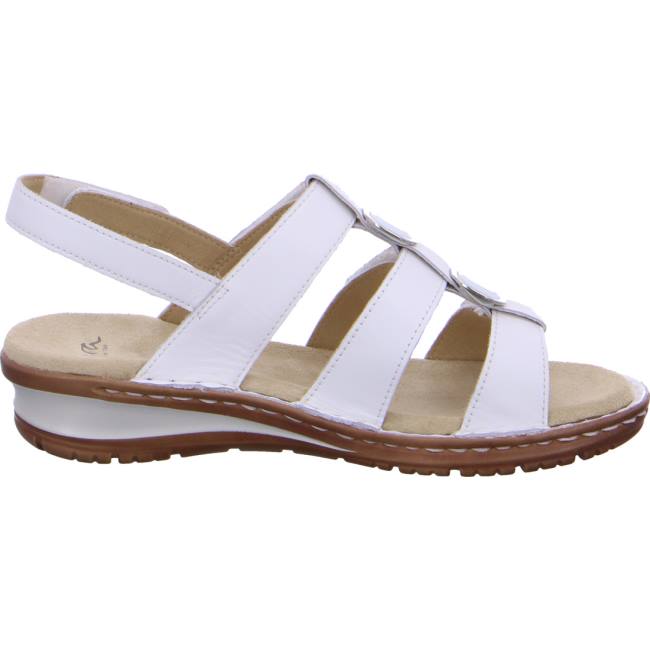 Sandale Ara Hawaii Blanche Femme | NDQ-2190328