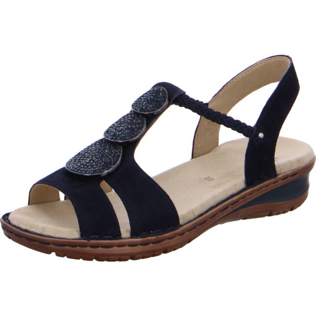 Sandale Ara Hawaii Bleu Femme | LXY-3273567