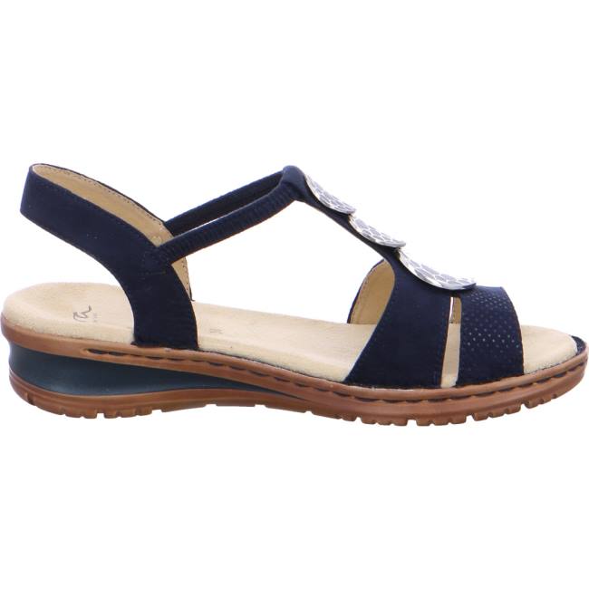 Sandale Ara Hawaii Bleu Femme | QZZ-0292253