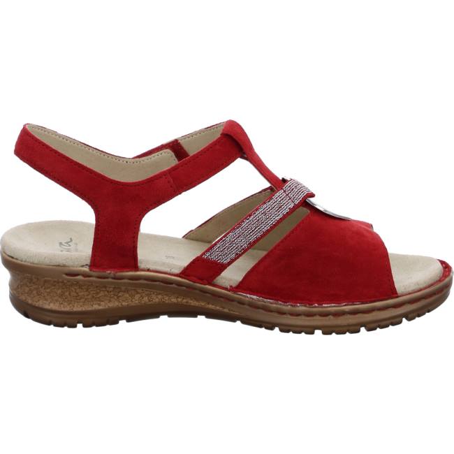 Sandale Ara Hawaii Flame Rouge Femme | UUJ-4357059