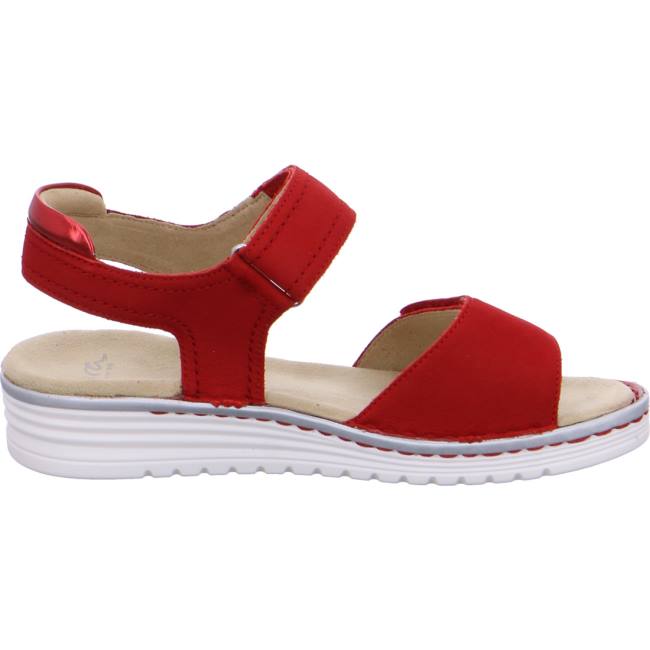 Sandale Ara Havanna Rouge Femme | ZUT-7997134