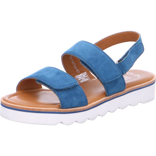 Sandale Ara Genua Capri Bleu Femme | XOV-5449045