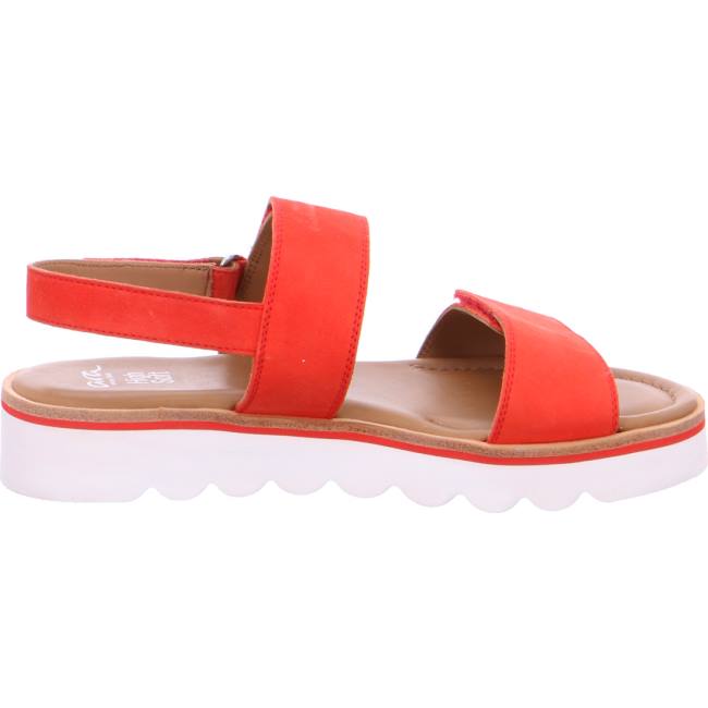 Sandale Ara Genua Coral Rouge Femme | CEV-6607108