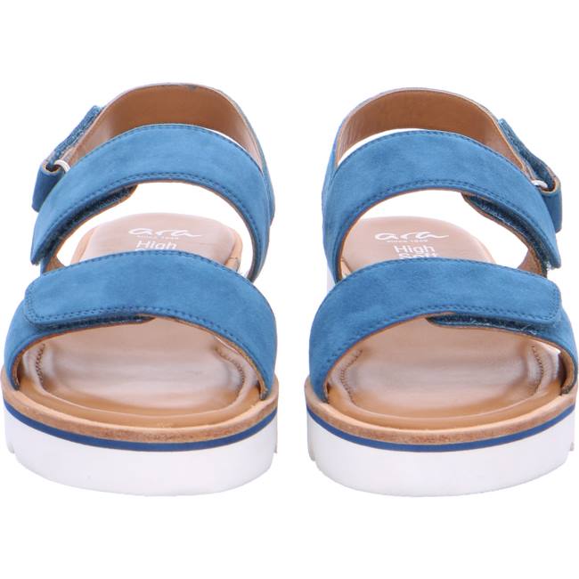 Sandale Ara Genua Capri Bleu Femme | XOV-5449045