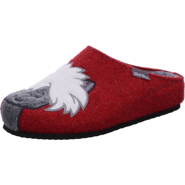 Chausson Ara Cosy Rouge Femme | SBF-4237217