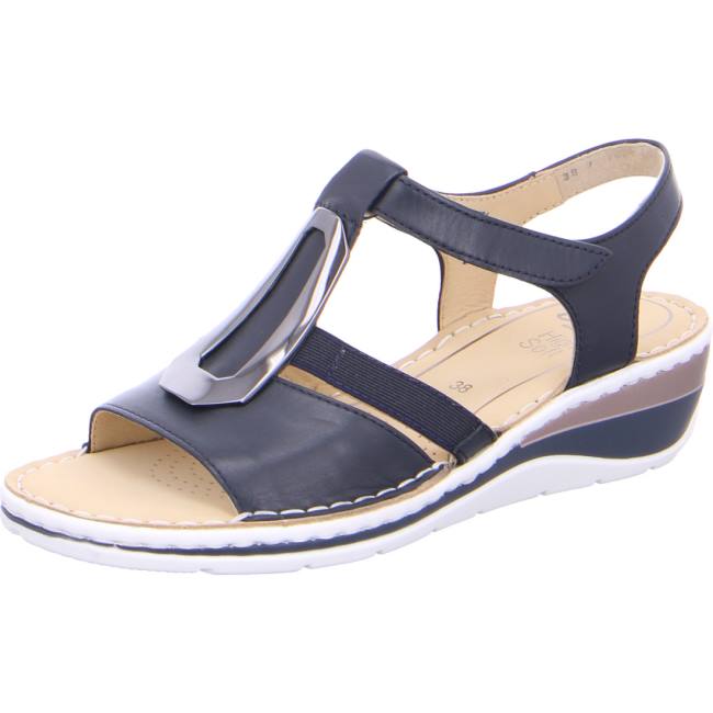 Sandale Ara Amalfi Bleu Femme | NNW-2888043