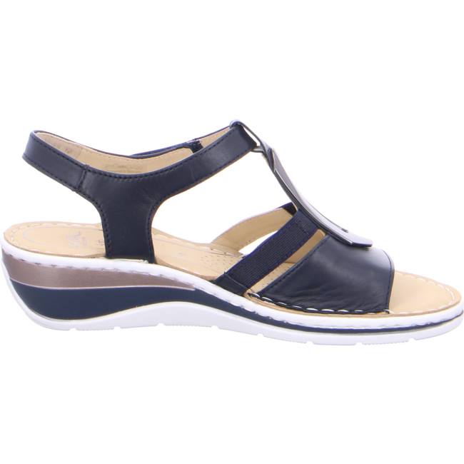 Sandale Ara Amalfi Bleu Femme | NNW-2888043