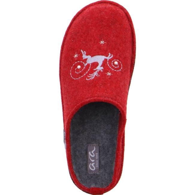 Chausson Ara Cosy Rouge Femme | AWV-1643559