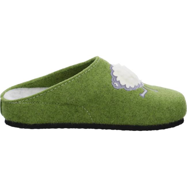 Chausson Ara Cosy Vert Femme | USH-1690311