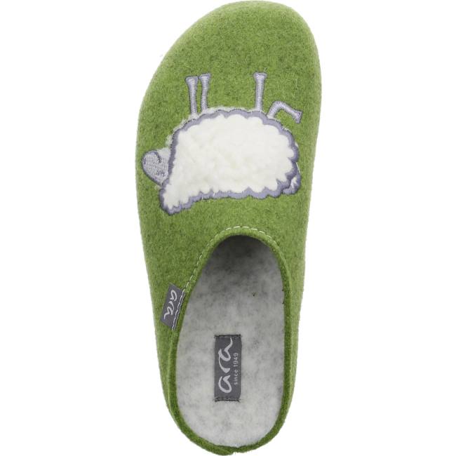 Chausson Ara Cosy Vert Femme | USH-1690311