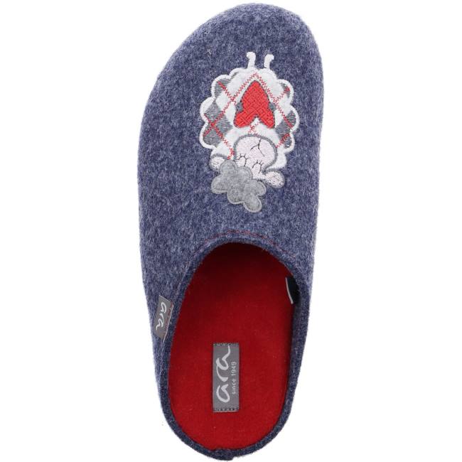 Chausson Ara Cosy Bleu Femme | DTQ-6215411