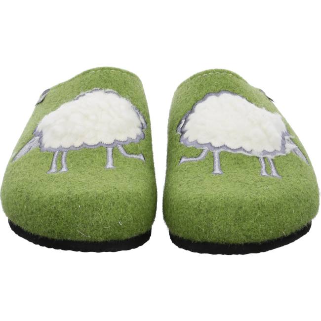 Chausson Ara Cosy Vert Femme | USH-1690311