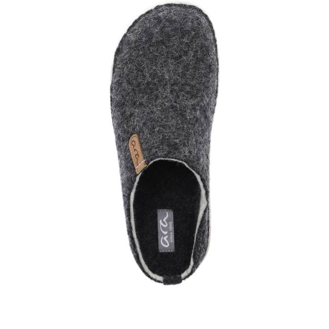 Chausson Ara Cosy Anthracite Grise Femme | TKE-7650224