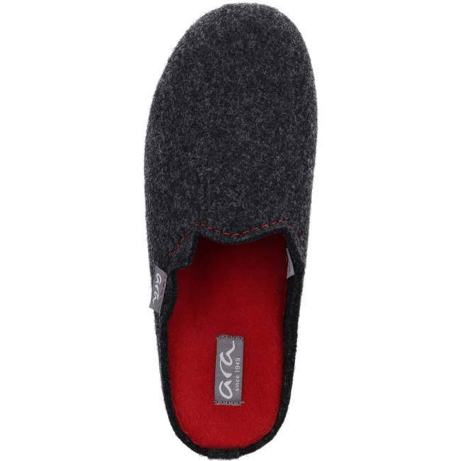 Chausson Ara Cosy Anthracite Grise Femme | HYH-6538842