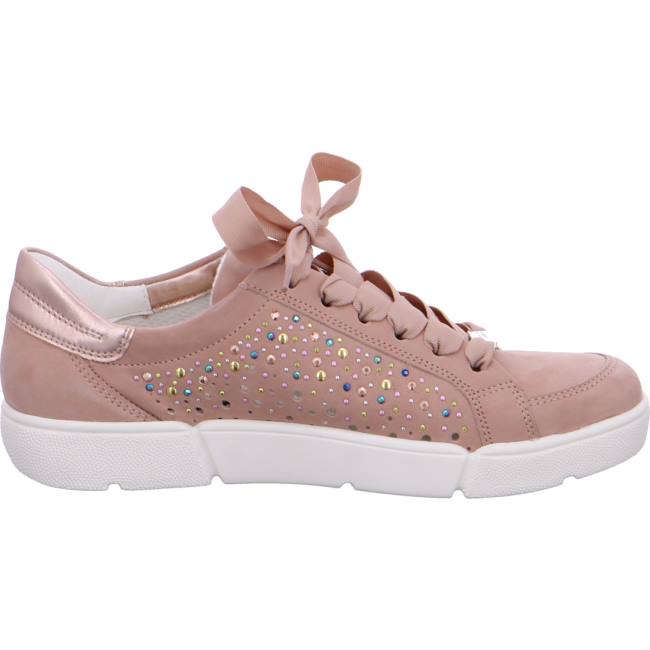 Basket Ara Rom Blanche Corail Femme | JKV-8707493