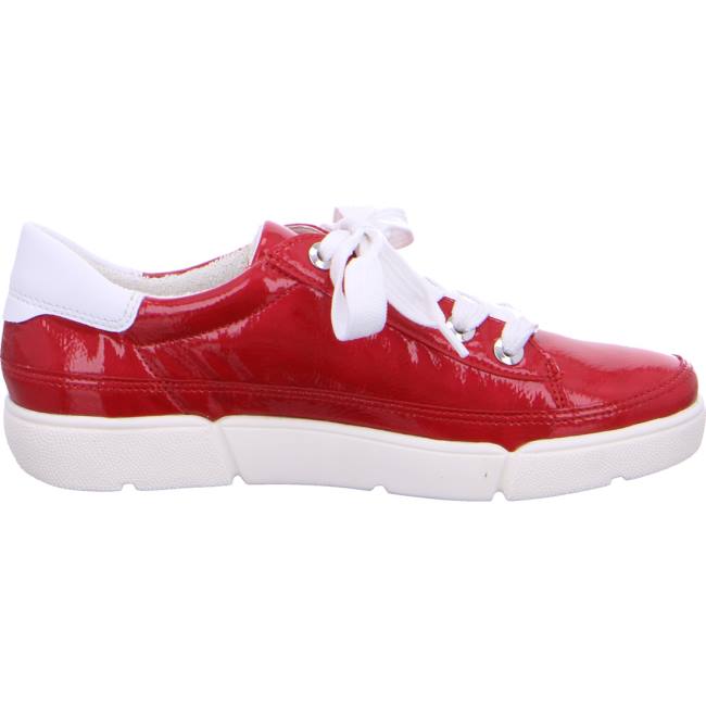 Basket Ara Rom Rouge Femme | YBO-5428531