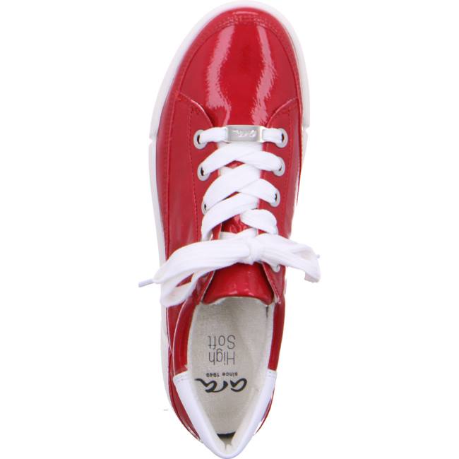 Basket Ara Rom Rouge Femme | YBO-5428531