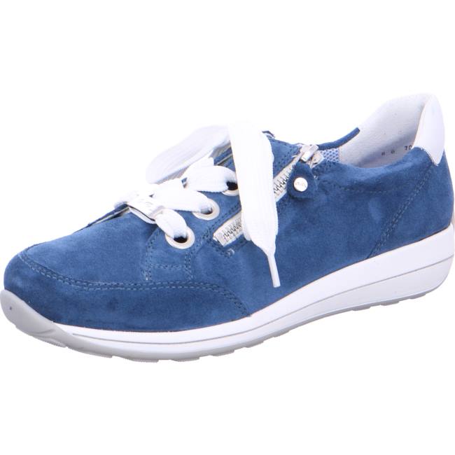 Basket Ara Osaka Capri Bleu Femme | HBF-3159082