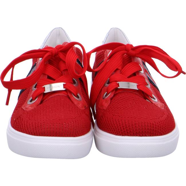 Basket Ara New York Rouge Femme | QWO-1618495