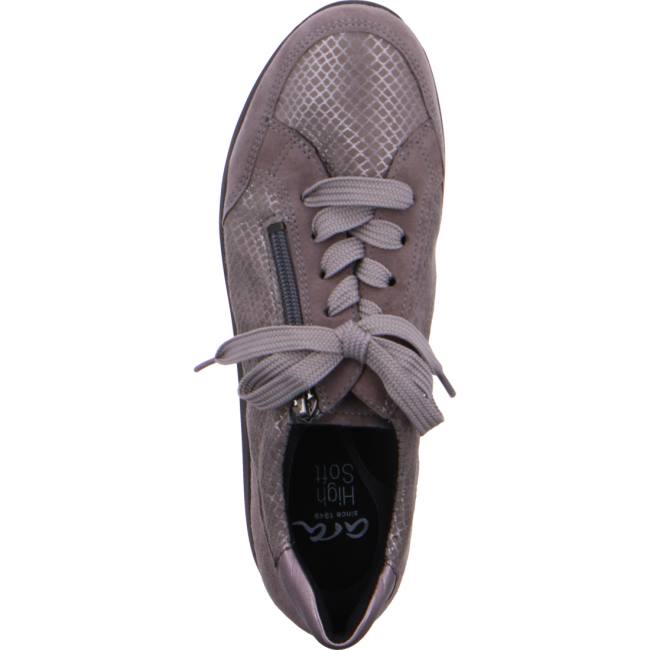 Basket Ara Merano Grise Femme | QYB-5708595