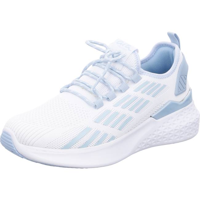 Basket Ara Maya Aqua Blanche Femme | JZQ-1333687