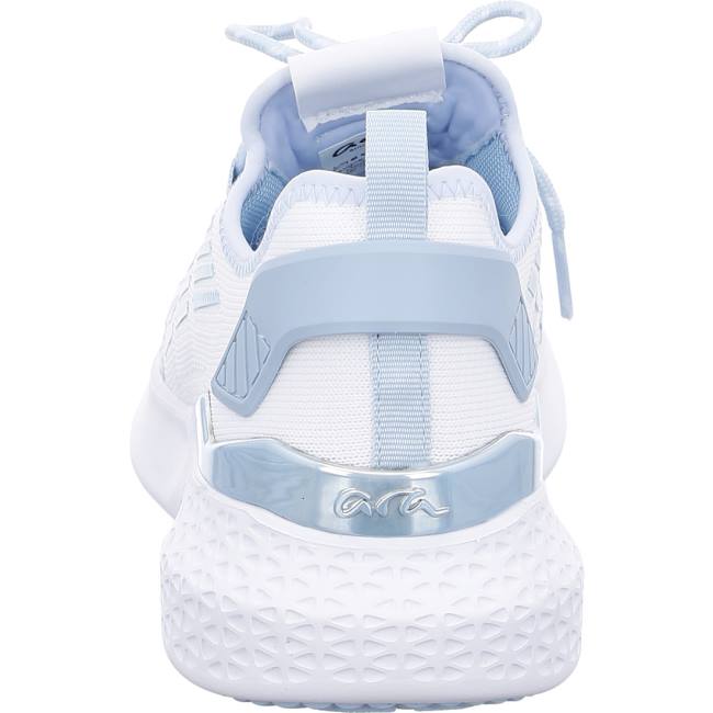 Basket Ara Maya Aqua Blanche Femme | JZQ-1333687