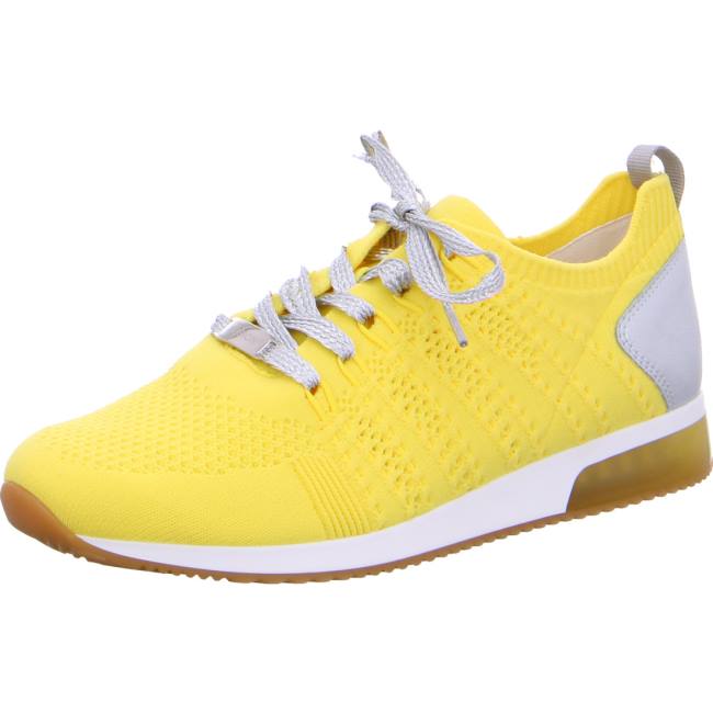 Basket Ara Lissabon Jaune Femme | IRP-0316385