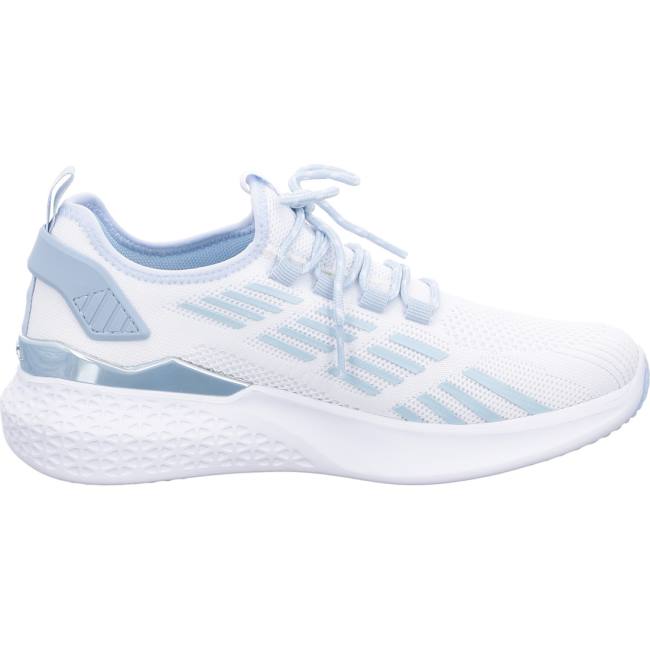 Basket Ara Maya Aqua Blanche Femme | JZQ-1333687