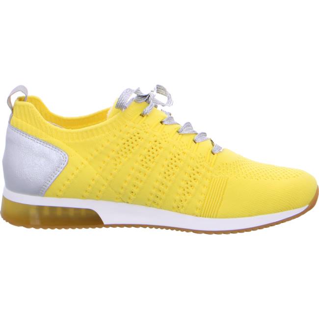 Basket Ara Lissabon Jaune Femme | IRP-0316385