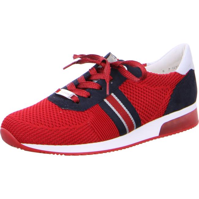 Basket Ara Lissabon Rouge Femme | NCD-8245235