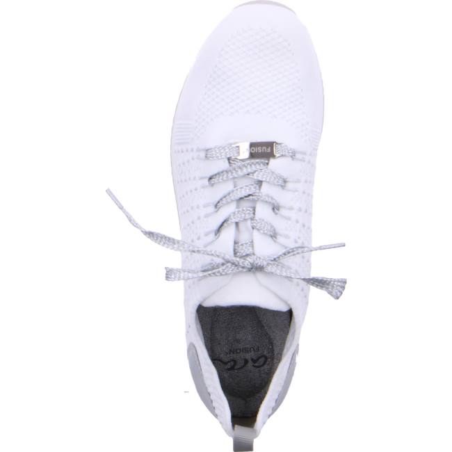 Basket Ara Lissabon Blanche Femme | ZXV-8312754