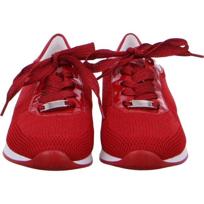 Basket Ara Lissabon Rouge Femme | UIV-6707002