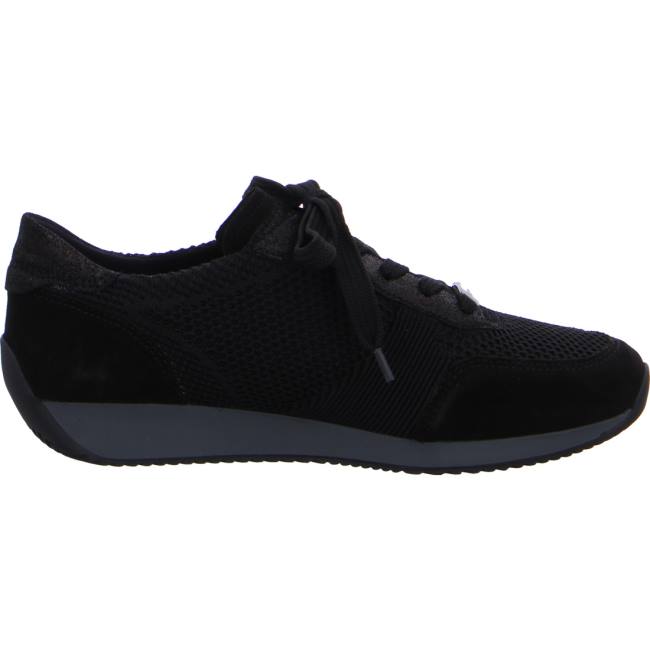 Basket Ara Lissabon Noir Femme | HDU-4887659