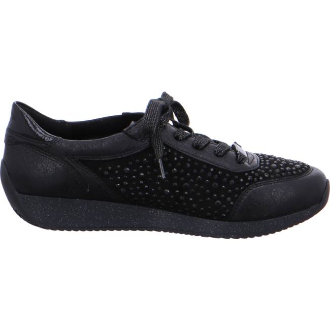 Basket Ara Lissabon Noir Femme | UCR-5925952