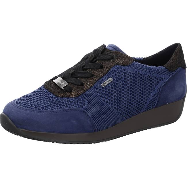 Basket Ara Lissabon Bleu Femme | JXX-1931621