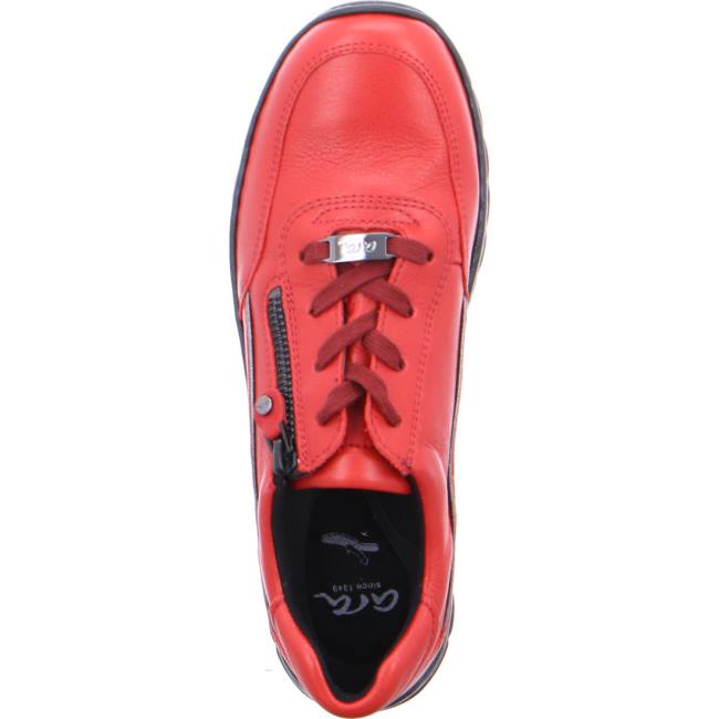 Basket Ara Lace-ups Tampa Rouge Femme | HHJ-0133902