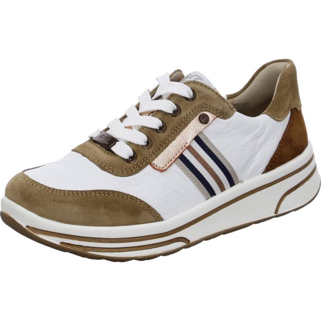 Basket Ara Lace-ups Sapporo Blanche Femme | HMI-5884778