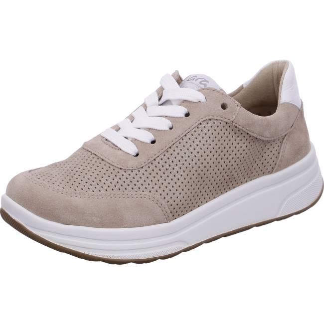 Basket Ara Lace-ups Sapporo Beige Femme | PWG-3347802