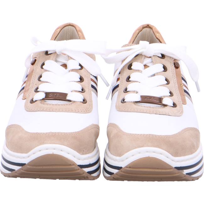 Basket Ara Lace-ups Sapporo Blanche Femme | DMS-1049882