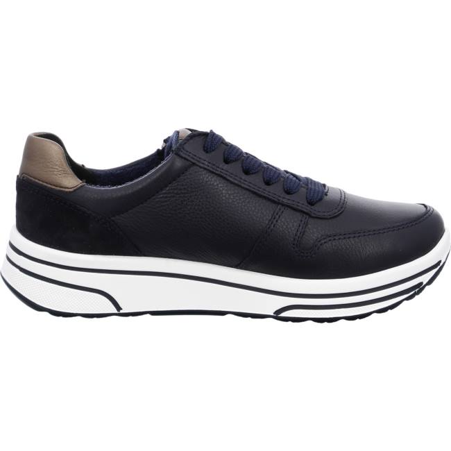 Basket Ara Lace-ups Sapporo Bleu Femme | RJP-9536291