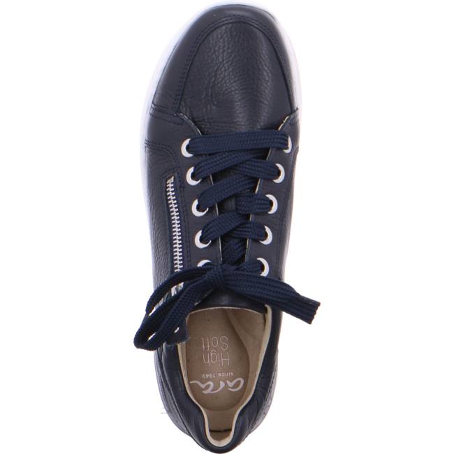 Basket Ara Lace-ups Sapporo Bleu Femme | IKC-2414922